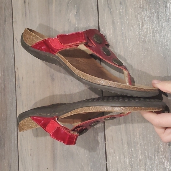 Vionic Orthoheel Women Comfort sandals flip flop thong flats shoes sz 9 - Picture 8 of 11